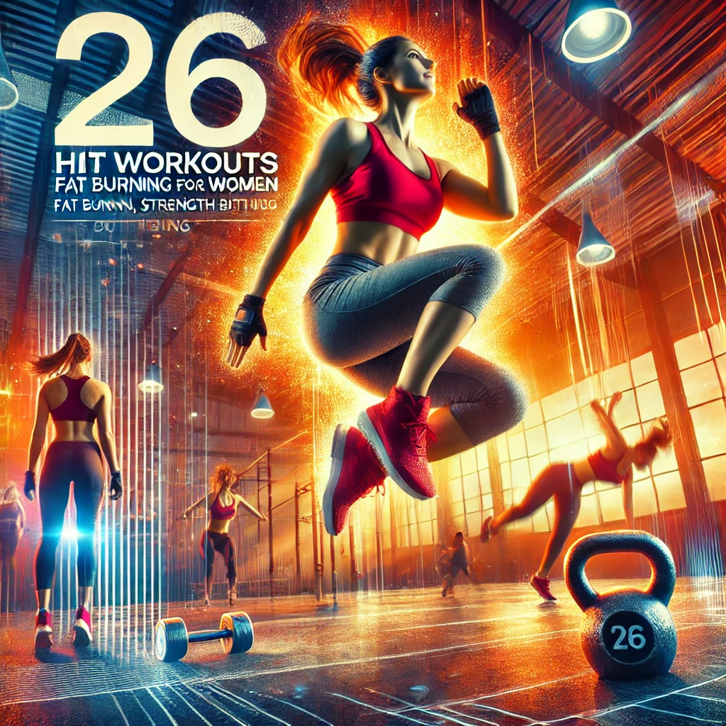 26 HIIT Workouts for Women: Fat Burning, Strength Building, and Full-Body Fitness