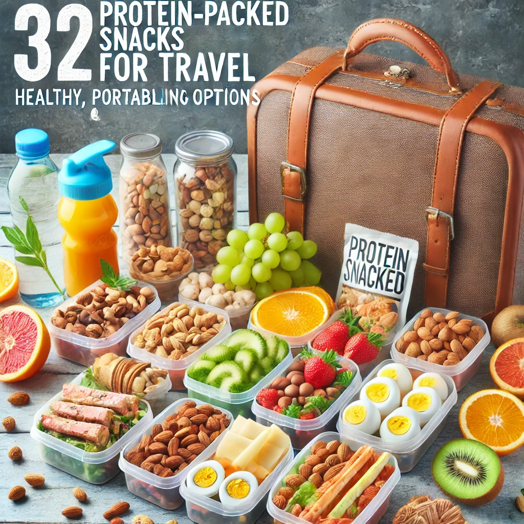 32 Protein-Packed Snacks for Travel: Healthy, Portable & Energizing Options