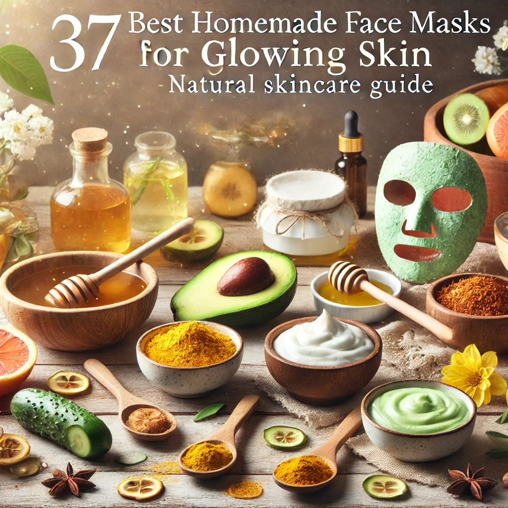 37 Best Homemade Face Masks for Glowing Skin (Natural Skincare Guide)