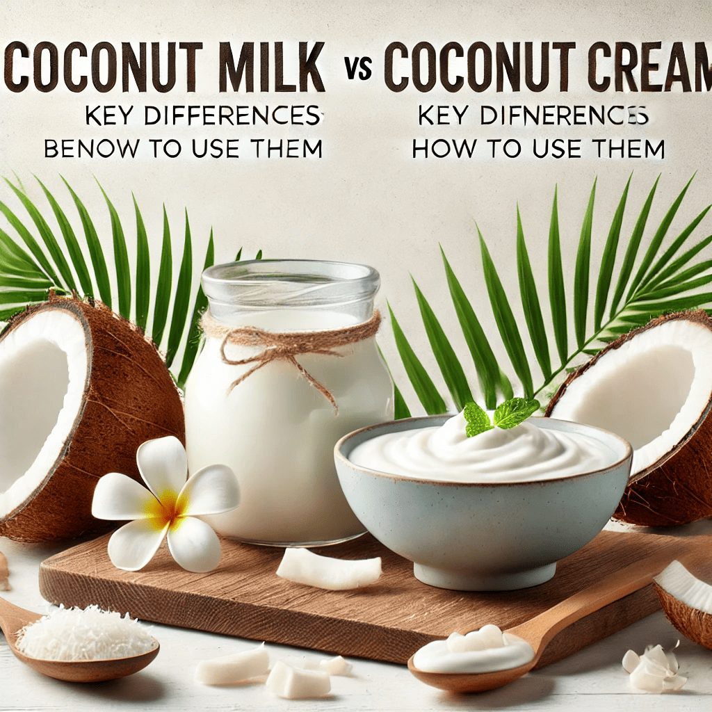 Coconut Milk vs Coconut Cream: Key Differences, Benefits, and How to Use Them