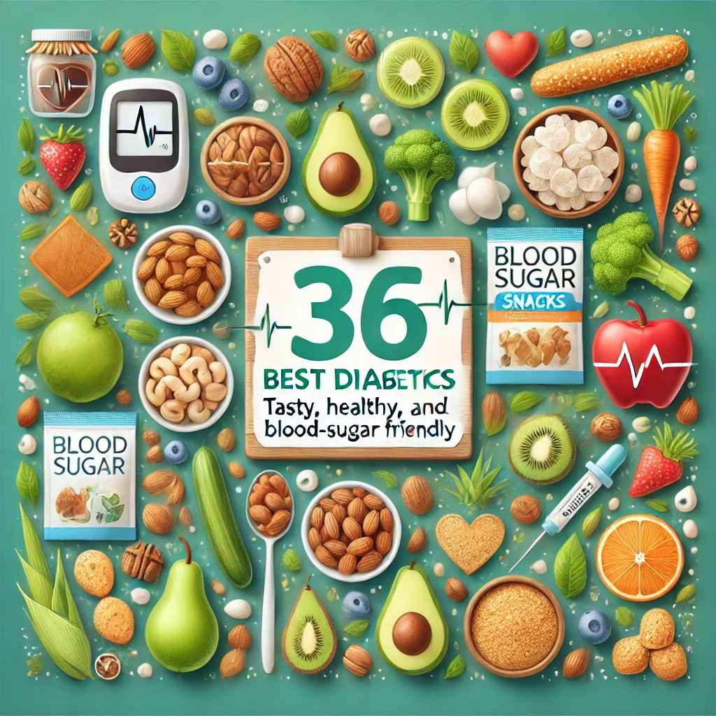 36 Best Snacks for Diabetics: Tasty, Healthy, and Blood-Sugar Friendly